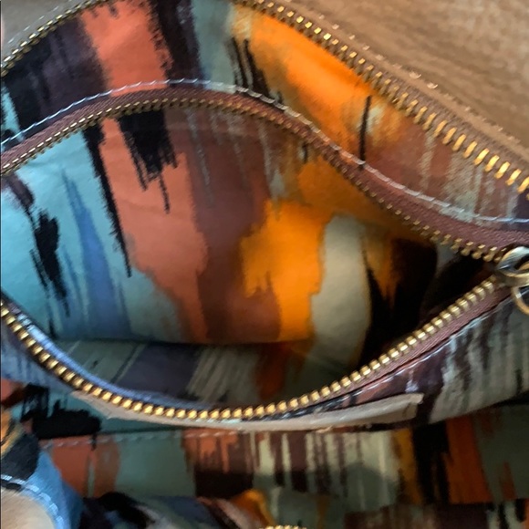 Anthropologie Miss Albright tassel tote purse gray - Picture 4 of 8